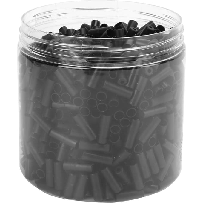 800 Pièces Embouts de Câble de Frein Plastique Installation Facile Forte Résistance à la Compression Durable Vélo black