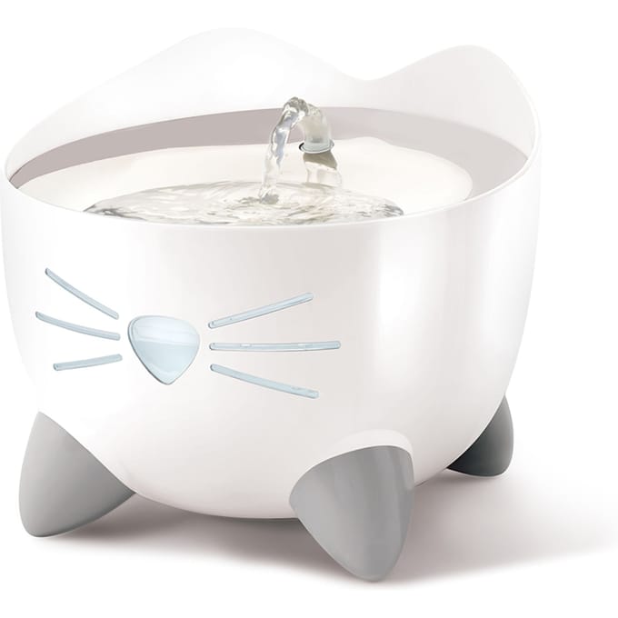 Catit Pixi Fountain Rvs - Kattendrinkbak - Ø20x16 cm Wit