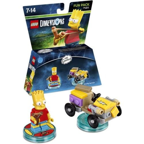 Warner Bros LEGO Dimensions Fun Pack The Simpsons-Bart Simpson (Diversen) Gebruikt