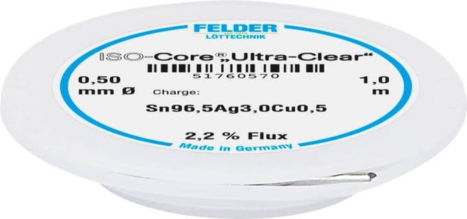 Felder LAttechnik ISOCore Ultra Clear SAC305 Soldeertin Spoe