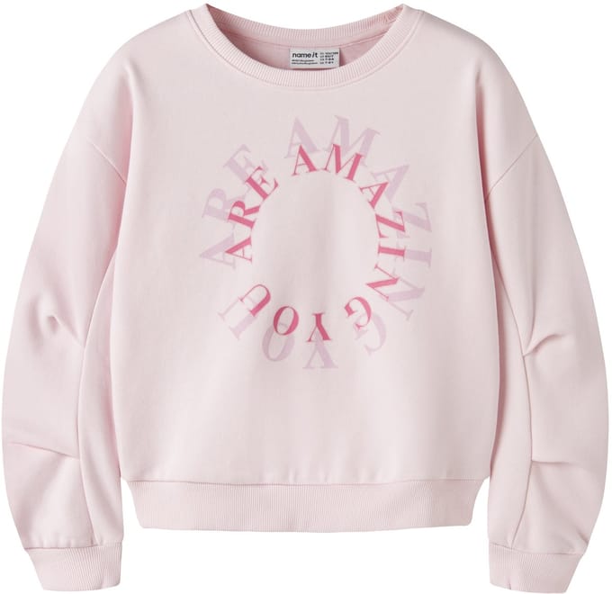 NAME IT - NKFPTAROUND LS SWEAT BRU - Meisjes - Sweaters