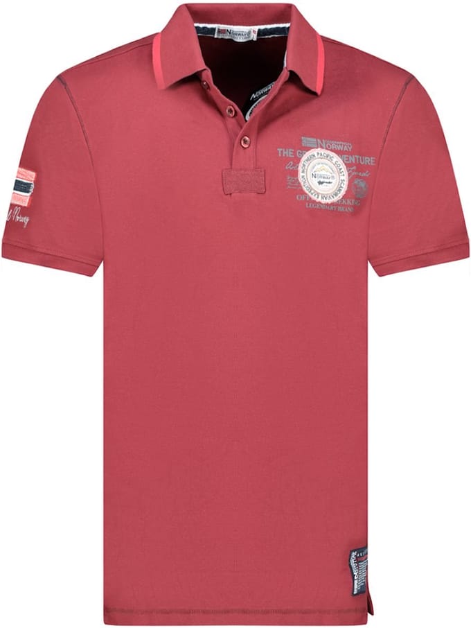 Geographical Norway Expedition Polo Kilsvik Burgundy - M