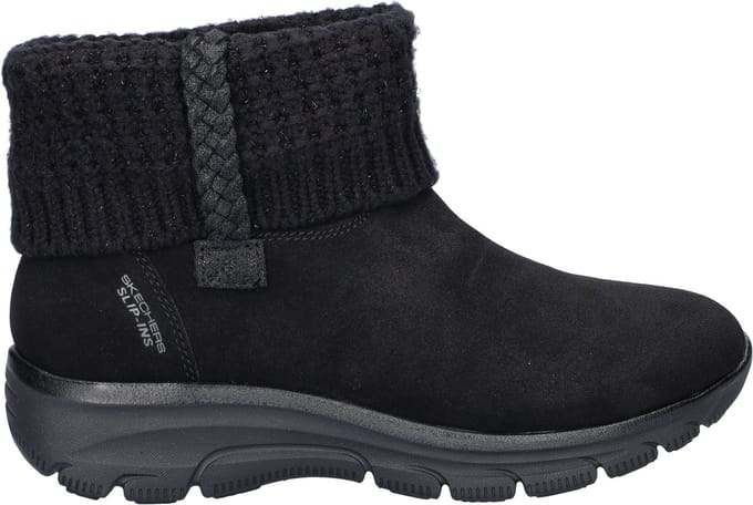 Skechers Hands Free Slip-Ins Easy Going dames boot - Zwart zwart - Maat 36