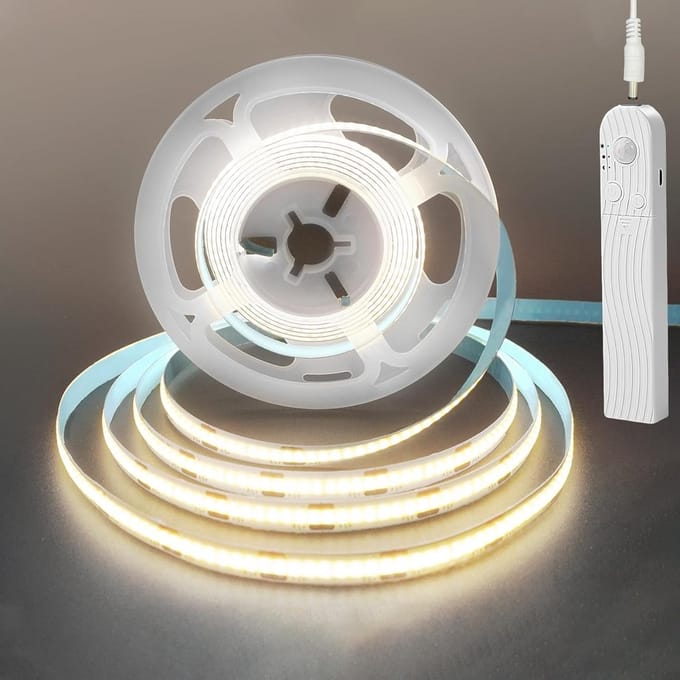 Oplaadbare LED Strip met PIR Bewegingssensor en Dimfunctie - USB Oplaadbaar - 2 Meter
