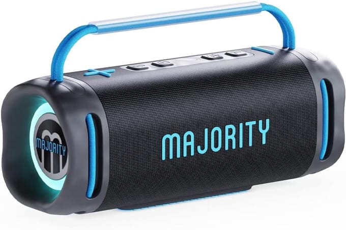 Majority Move 4 - Bluetooth Speaker - Draagbaar - 70W - 30 uur Batterij - Waterdicht - IP67 - Zwart