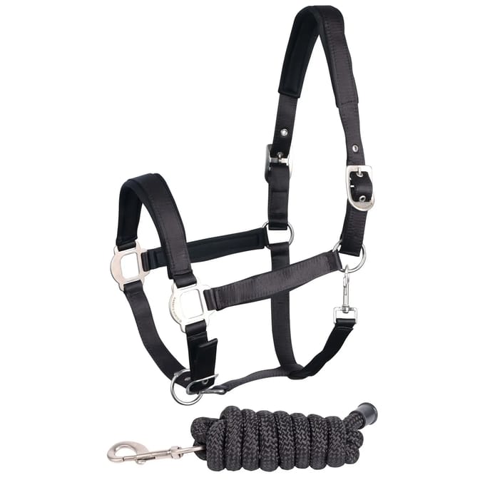 Satijnen paarden halsterset Harry's Horse