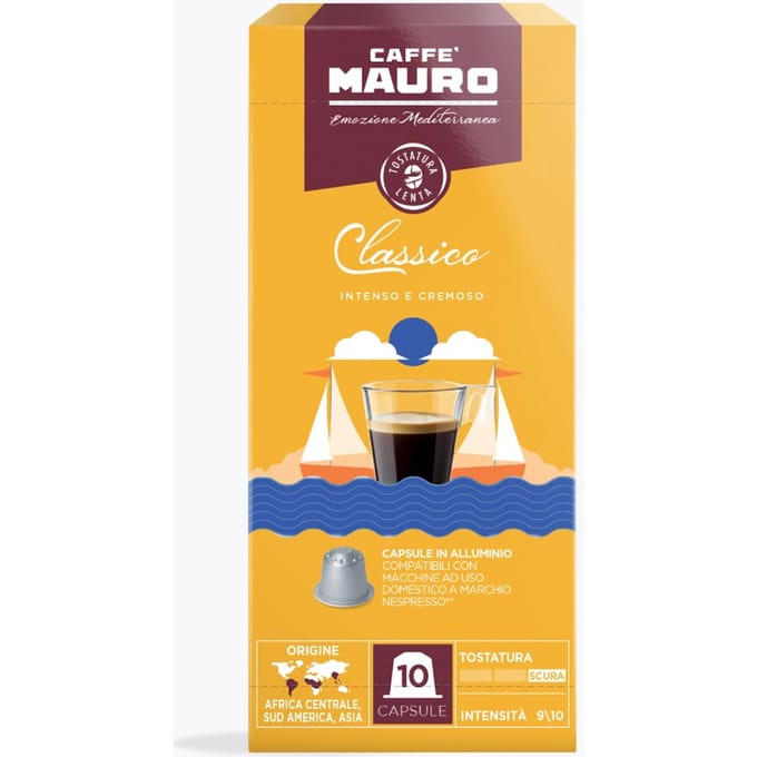 Caffe Mauro Caffè Mauro Classico 10 capsules Nespresso® compatibel
