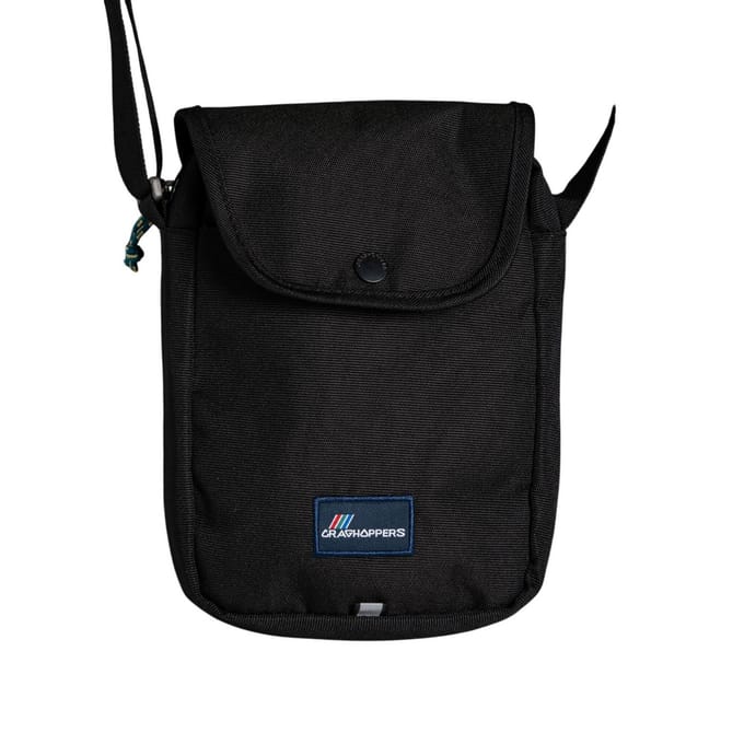 Craghoppers Kiwi Logo Schoudertas (Zwart)
