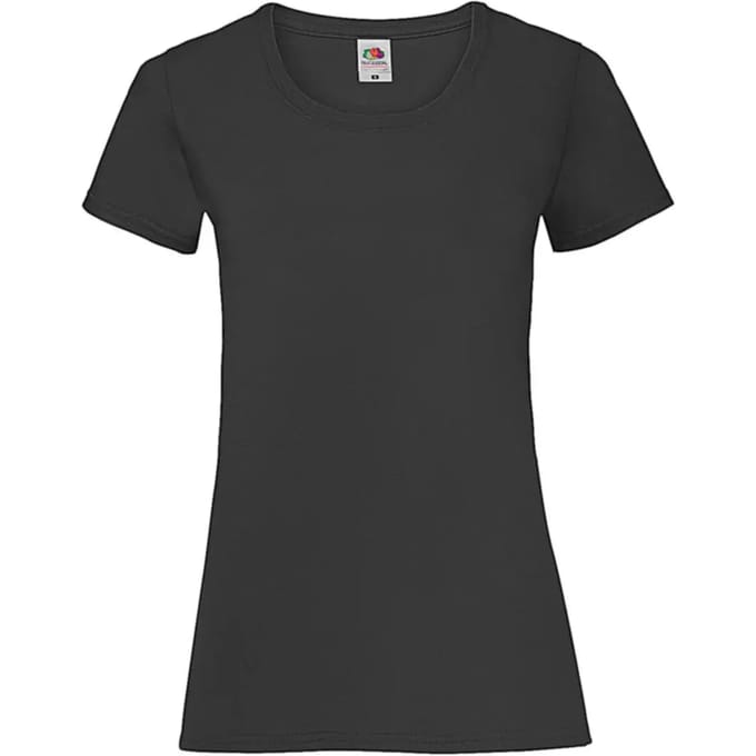 Dames-T-shirt Fruit of the Loom Valueweight