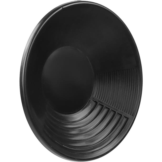 Multifunctionele Zwarte Plastic Goudwinningspan Spoelen Zeven Classificeren Goudgereedschap black