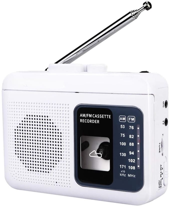 SNJY® Walkman - Casette Speler - Cassette Recorder - Wit