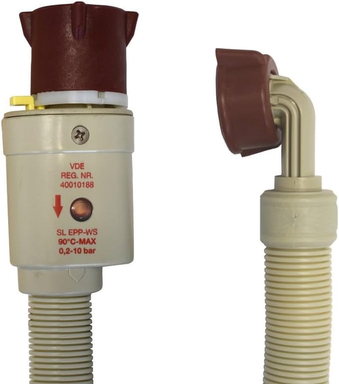 Veiligheidstoevoerslang met Aquastop voor Wasmachine en Vaatwasser - 2,5 Meter Grijs