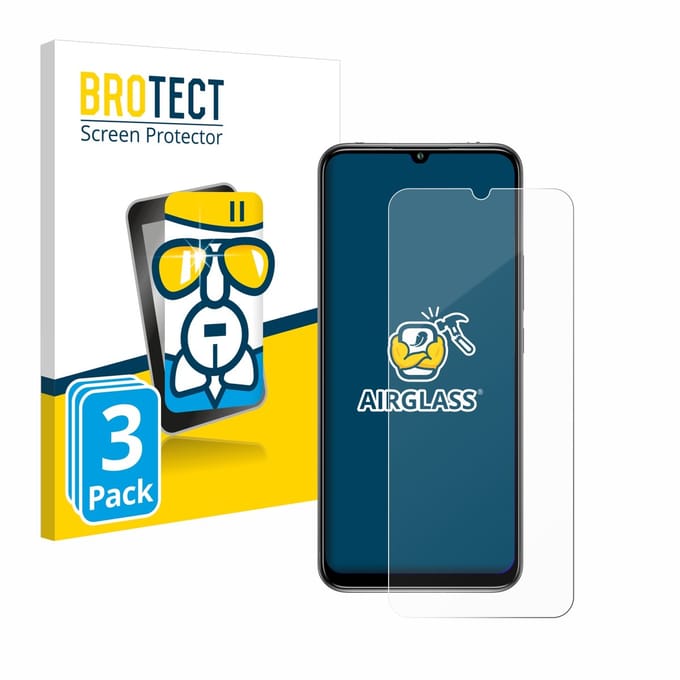 Screenprotector 3 Stuks voor Xiaomi Mi 10 Lite Beschermglas transparant