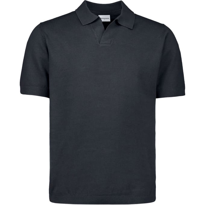 No Excess Pullover Short Sleeve V-polo Night Größe: S | Pullover Outlet | Herren | Schwarz