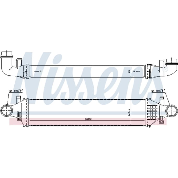 Intercooler NISSENS 96334