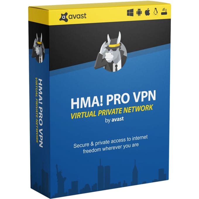 Hide My Ass Pro VPN by Avast 5 Apparaten / 3 Jaar