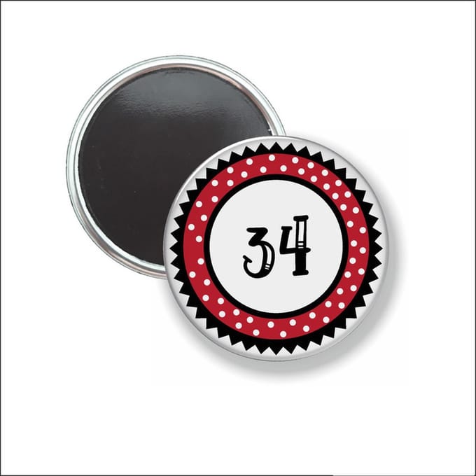 Button Met Magneet 58 MM - 34 - NIET VOOR KLEDING
