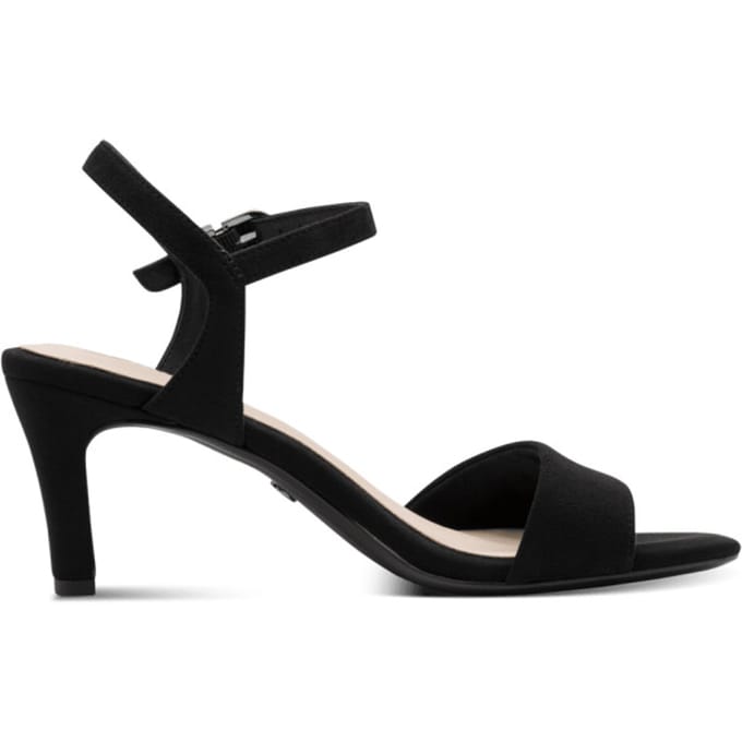 Tamaris dames sandalen met hak zwart - Maat 37