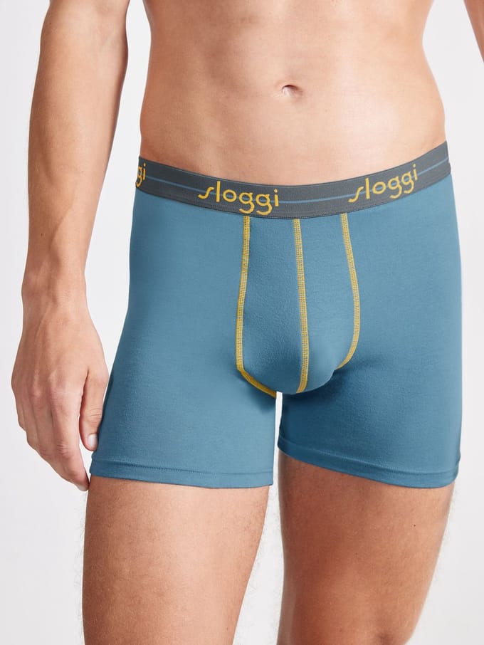 sloggi Langer Boxer Blue Start
