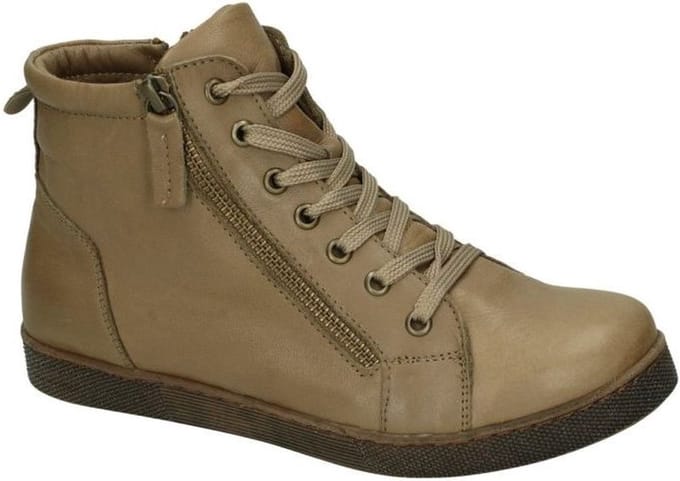 Andrea Conti -Dames - taupe donker - bottines - maat 38
