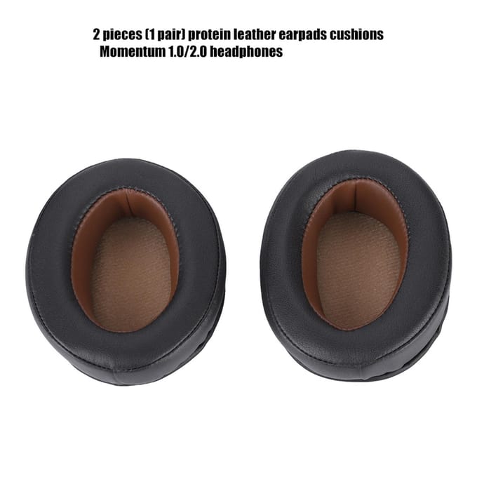 Oorkussen Oorkussens Vervanging Oorkussenhoes voor Momentum 1.02.0 Hoofdtelefoon Bruin black