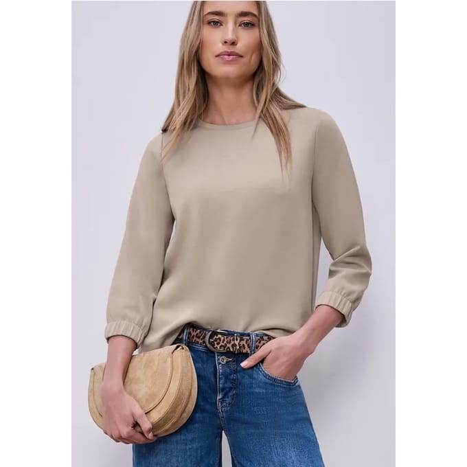 Shirt in effen kleur