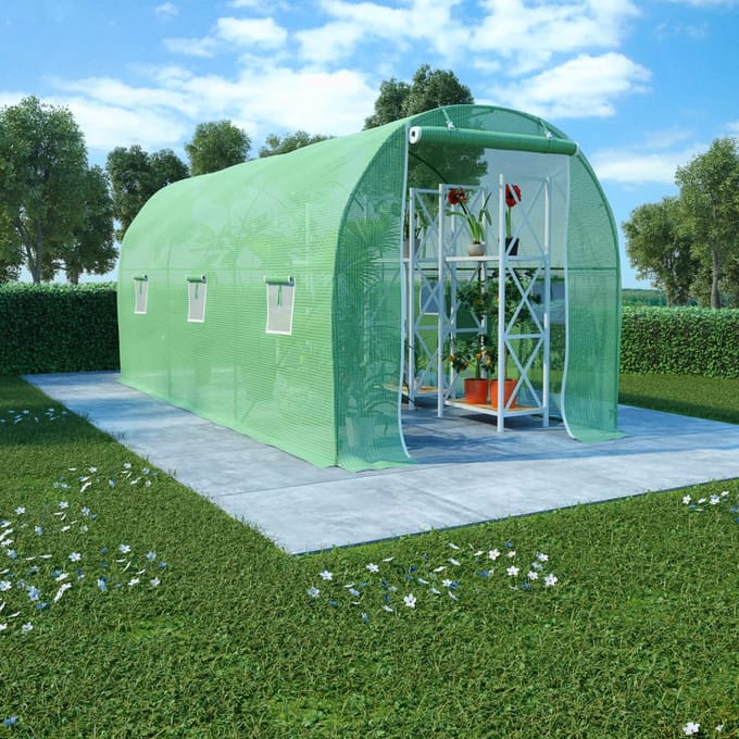 vidaXL - Kas - 9 - m² - 4,5x2x2 - m