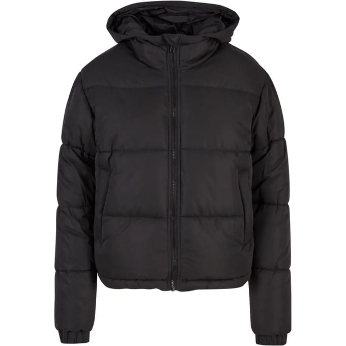 Urban Classics - Peached With Hood Gewatteerd jack - 5XL - Zwart