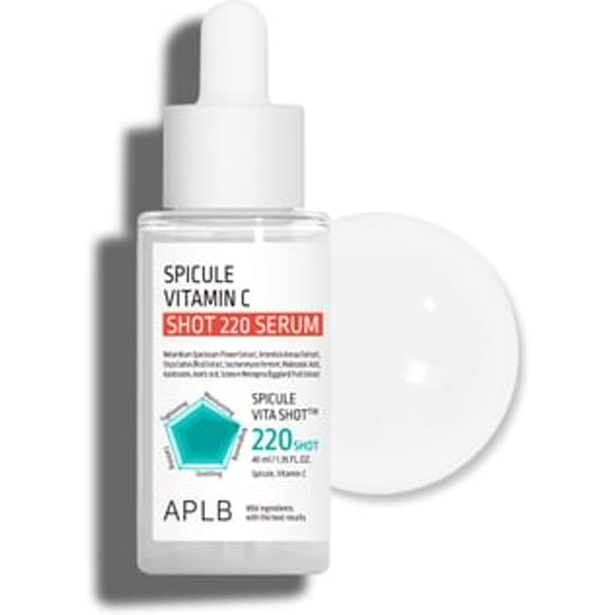 APLB, Spicule Vitamine C Shot 220 Serum, 40ml (1.35 fl oz) white