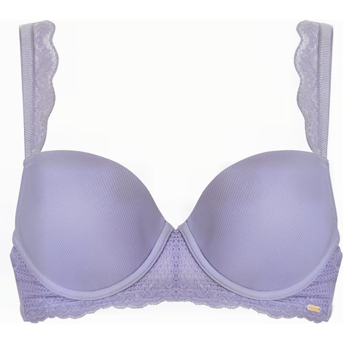 Livera Co Bra Tshirt Donna Micro Rib Turtledove Taglia: D70 | Reggiseni Outlet | Donna