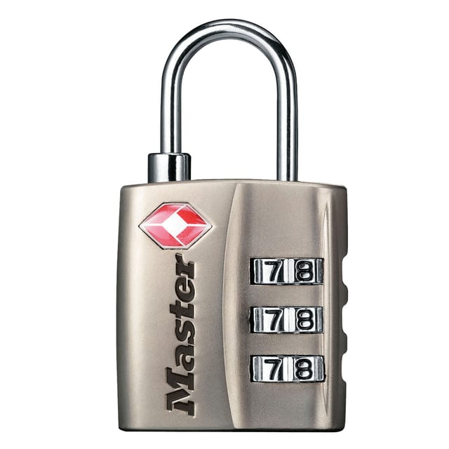 MasterLock 3-cijferig hangslot 30mm, TSA erkend, 4680EURDNKL