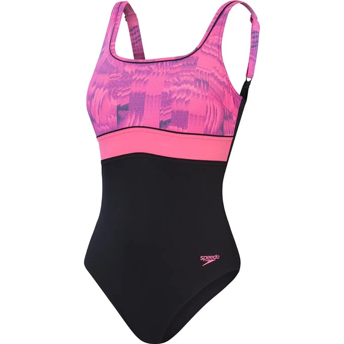 Speedo ECO Shaping Contour Eclipse Printed Badpak Vrouwen