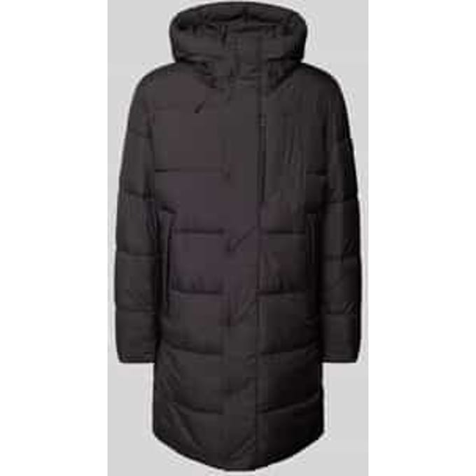 Gewatteerd jack met labeldetail, model 'DAMON’