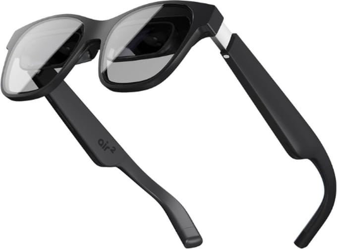 XREAL® Air 2 - AR Bril - Smart Glasses - Smart Bril - AR Glasses - Slimme Bril - Bluetooth Bril - Bluetooth Zonnebril - Augmented Reality Bril - Smart Glasses Bril
