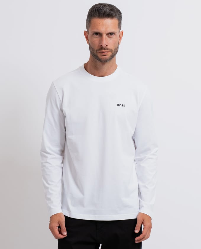 Boss T-shirt en Polo Bianco