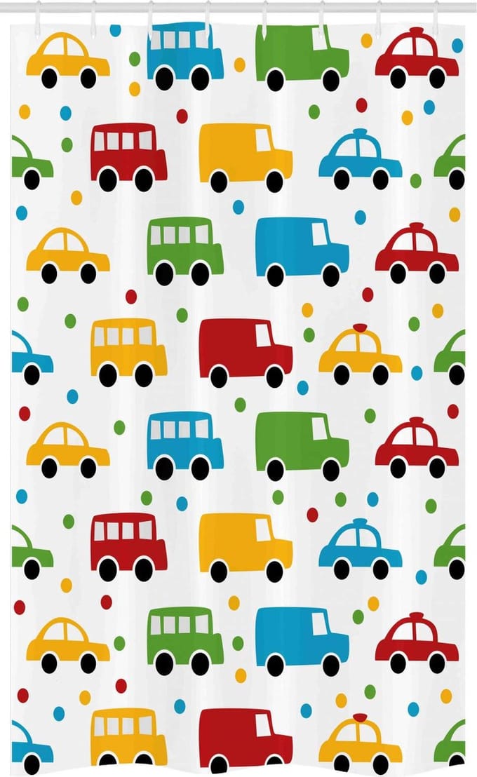 ABAKUHAUS douchegordijn – 120x180 – polyester multicolor