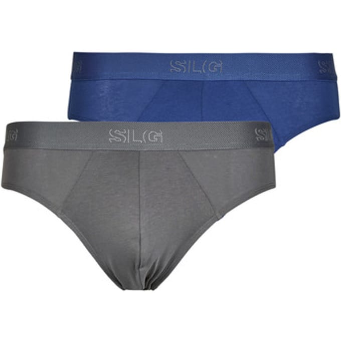 Sloggi SLG Base Brief C2P Heren Onderbroek - GRIJS BLAUW