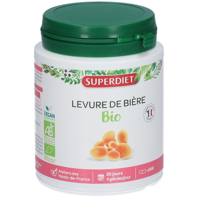Superdiet Biergist Bio 100 Capsules