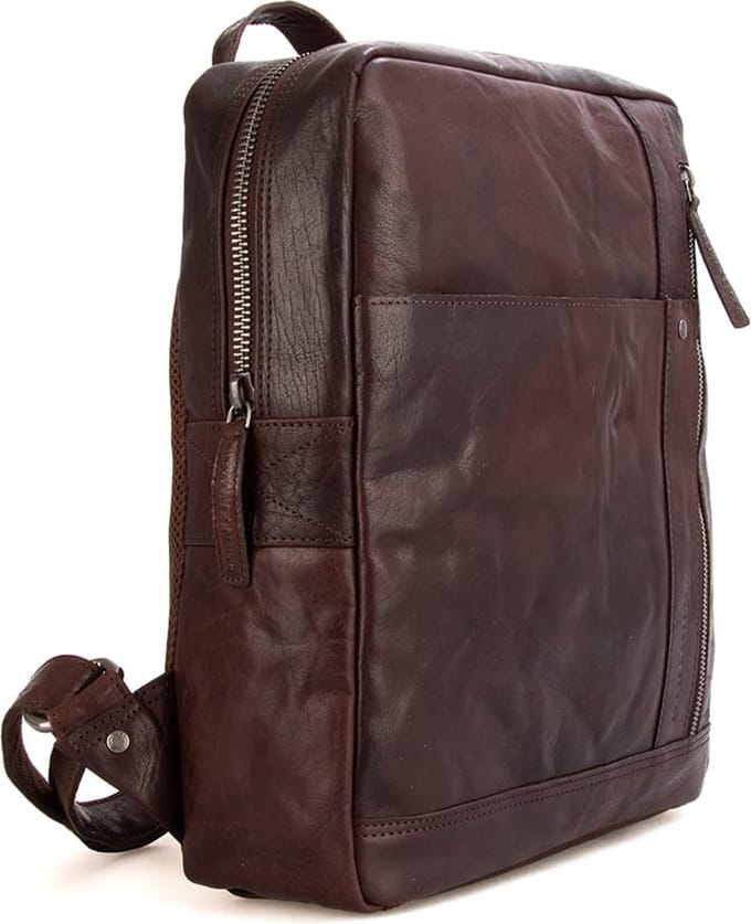 Leren Rugzak - 13.3 inch - Rowan - Donkerbruin