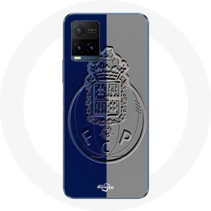 Coque Vivo y21s 2021 fcp porto gond bleu et gris