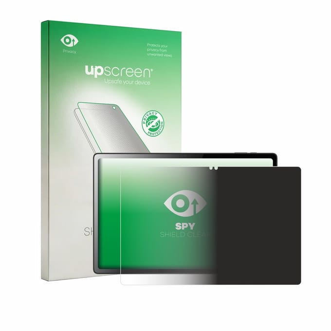 upscreen - privacy screenprotector voor Logicom Tab XL 14 - Folie Beschermfolie Blauwlichtfilter