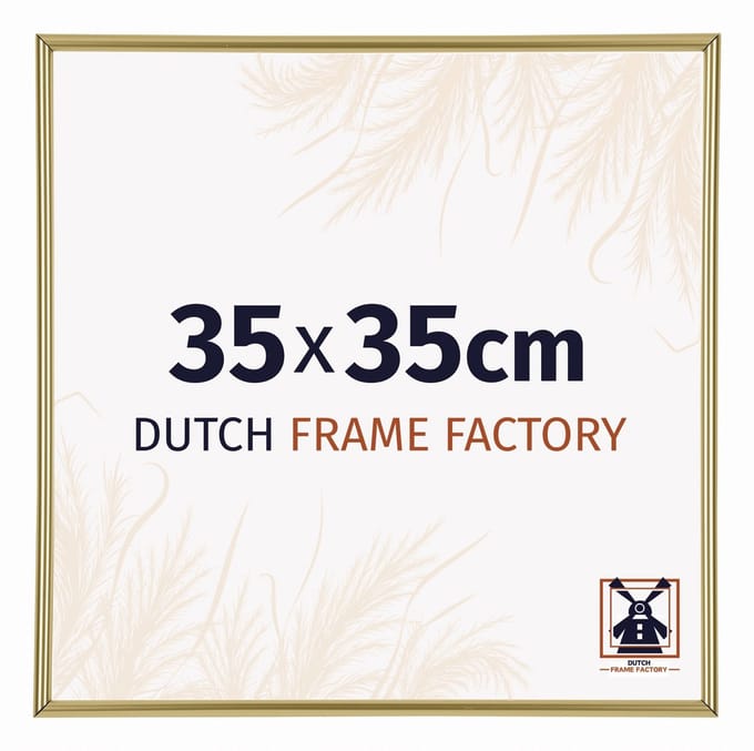 Fotolijst 35x35 cm - Kunststof - Goud - Angers
