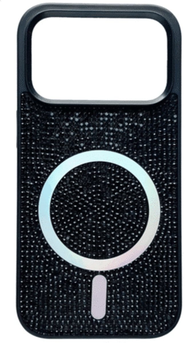 Cityhoesje â“ Backcover â“ Bling Magnetic - Magsafe â“ iPhone 17 Pro - Zwart