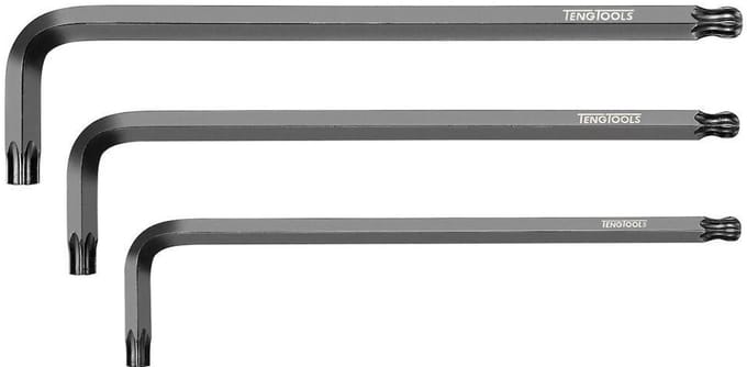 L-vormige TX-sleutel met afgeronde punt Teng Tools TX8