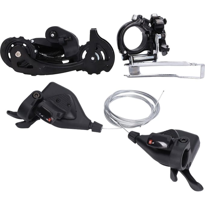 WAKE 30 Speed Groepset 3x10 Speed Schakelhendel Voor- en Achterderailleur Set voor Mountainbike black