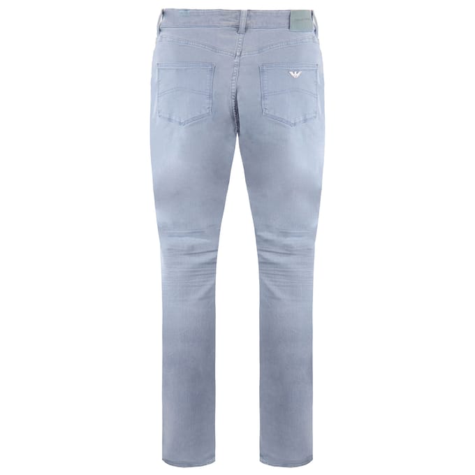 Emporio Armani J18 Slim Fit Hoge Taille Dames Broek