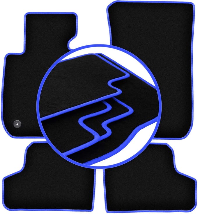 CARLUX-BLUE automatten voor: BMW 3 E93 cabriolet (2004-2011)