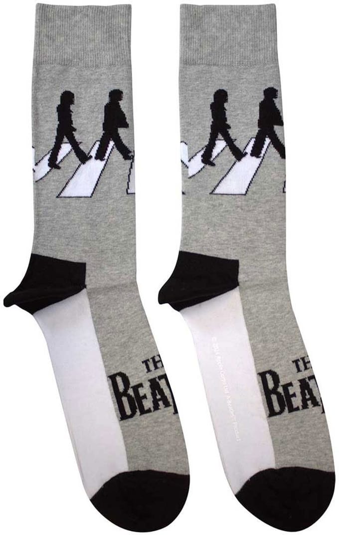 The Beatles - Abbey Road Silhouettes Enkelsokken - Grijs