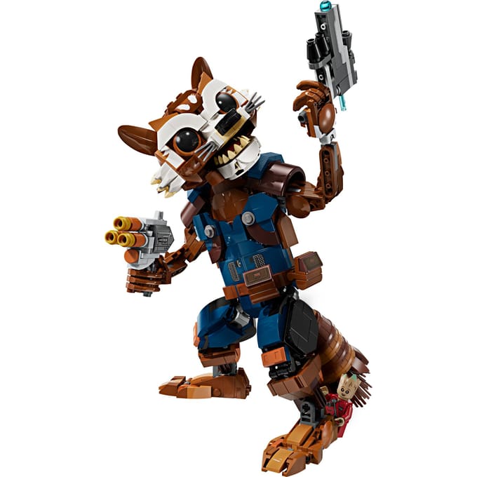 LEGO Marvel Rocket en Baby Groot Guardians of the Galaxy Bouwbare Speelgoed Set 76282