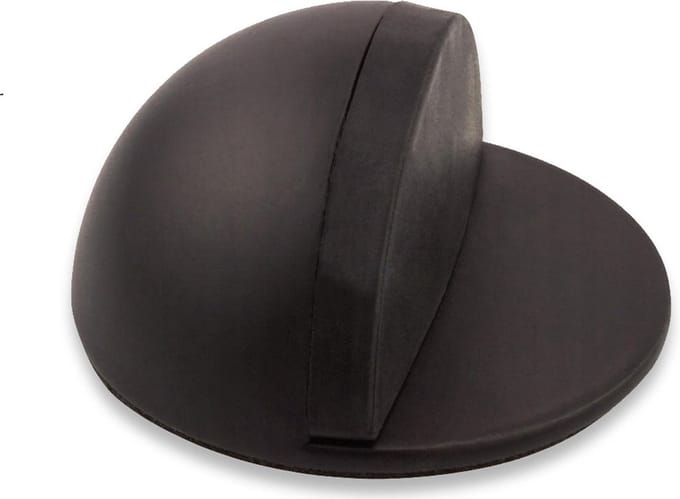 Zelfklevende deurstopper - zwart - diameter 4,5cm - hoogte 2,5cm - deurstop